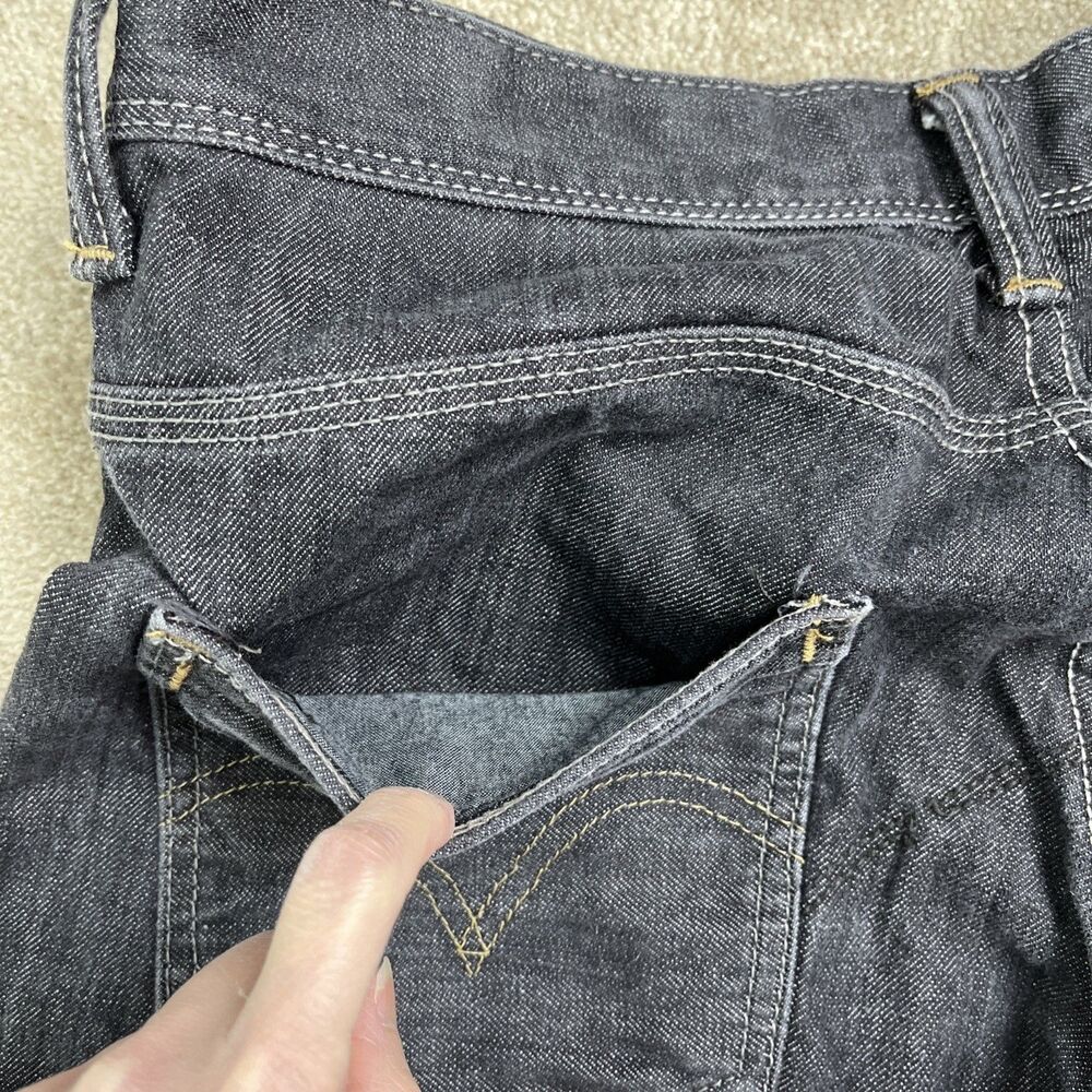 Levi’s 511 Slim Fit Jeans‎ 32x31.5 Dark Gray Utility Variant Angled Back Pockets - Picture 8 of 16